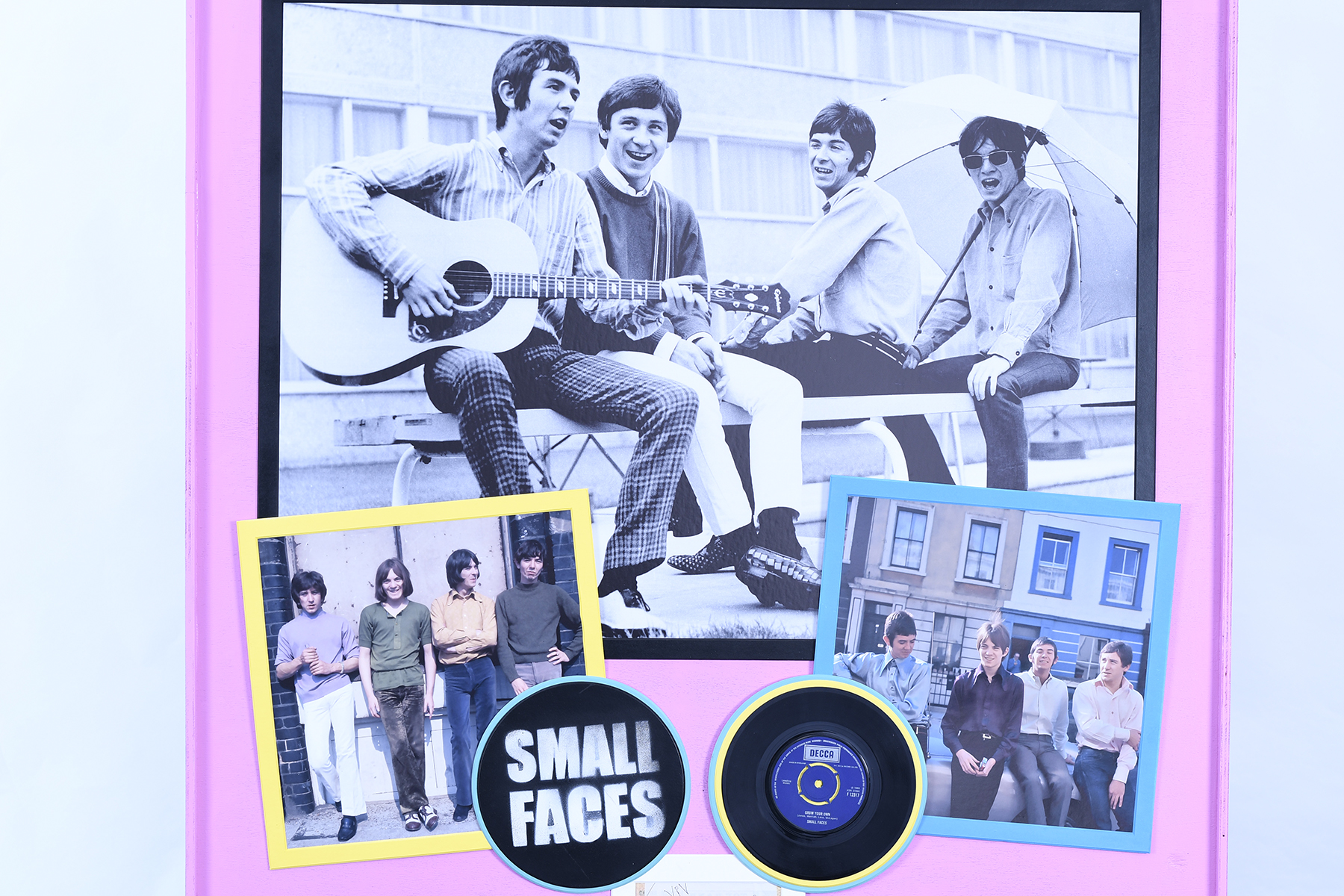 "Small Faces" Unique Artwork Display with Original Signatures - Image 13 of 16