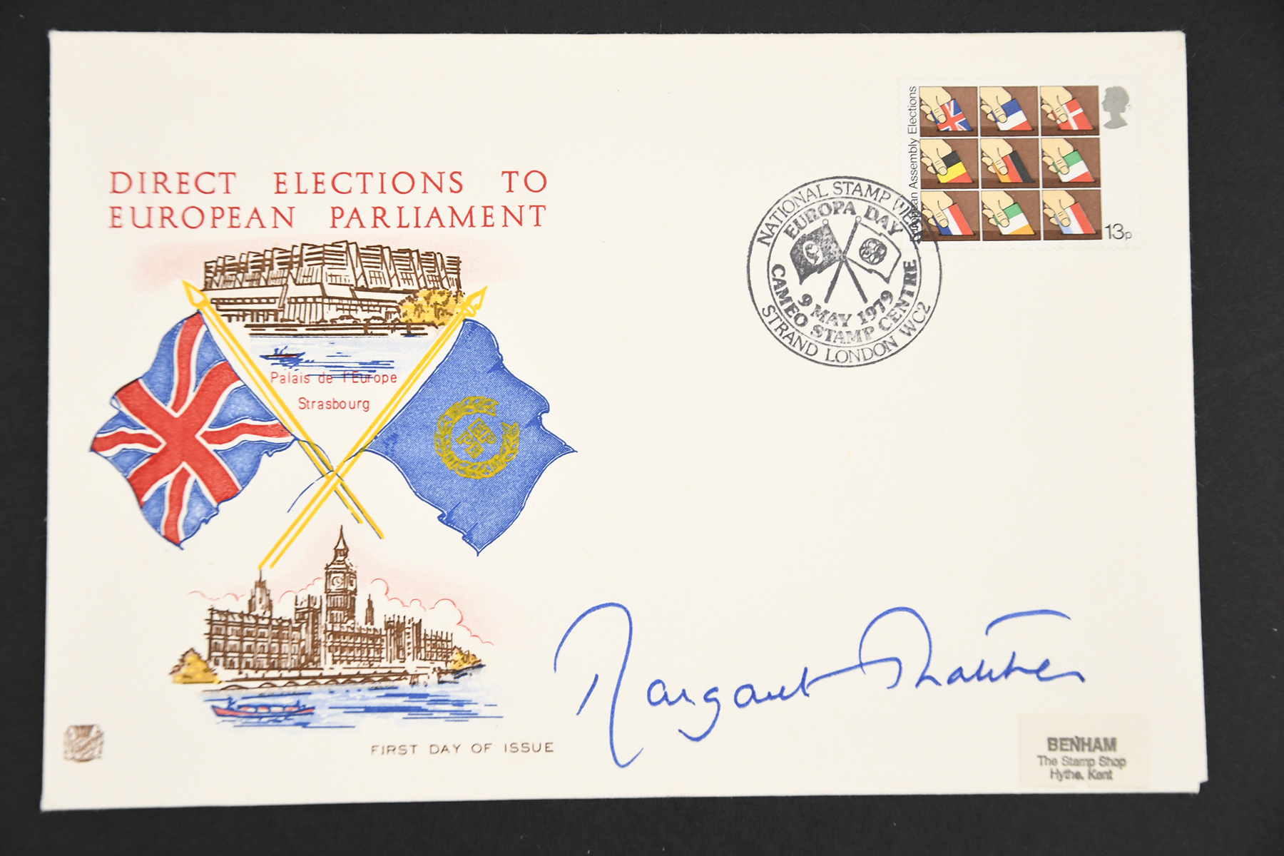Margaret Thatcher (1925 - 2013) Original Signature on first day cover. - Image 3 of 3