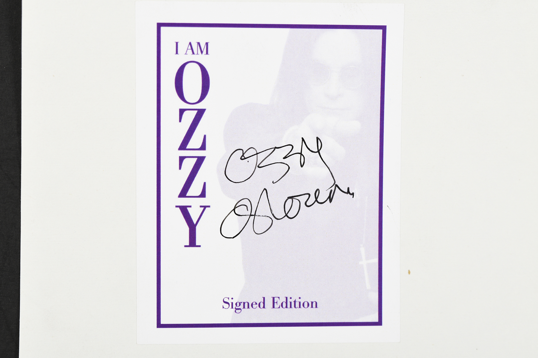 OZZY OSBOURNE Original signature - Image 2 of 2