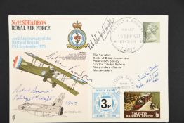 #92 Squadron Battle of Britain Original "Aces" Signatures