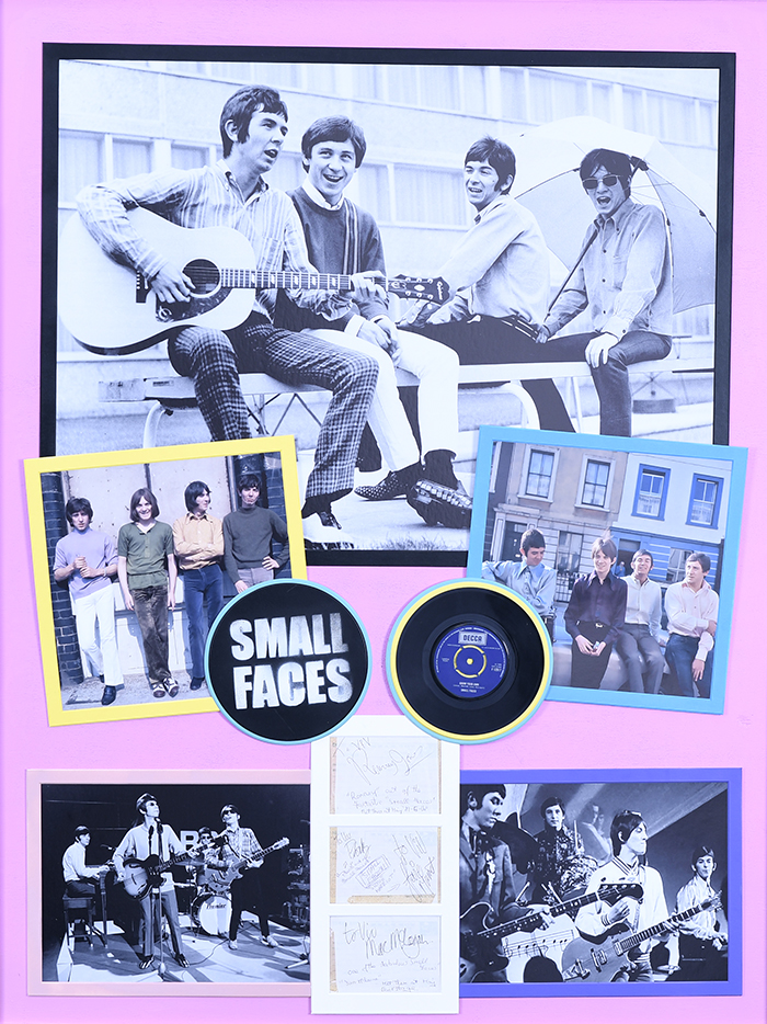 "Small Faces" Unique Artwork Display with Original Signatures - Image 9 of 16