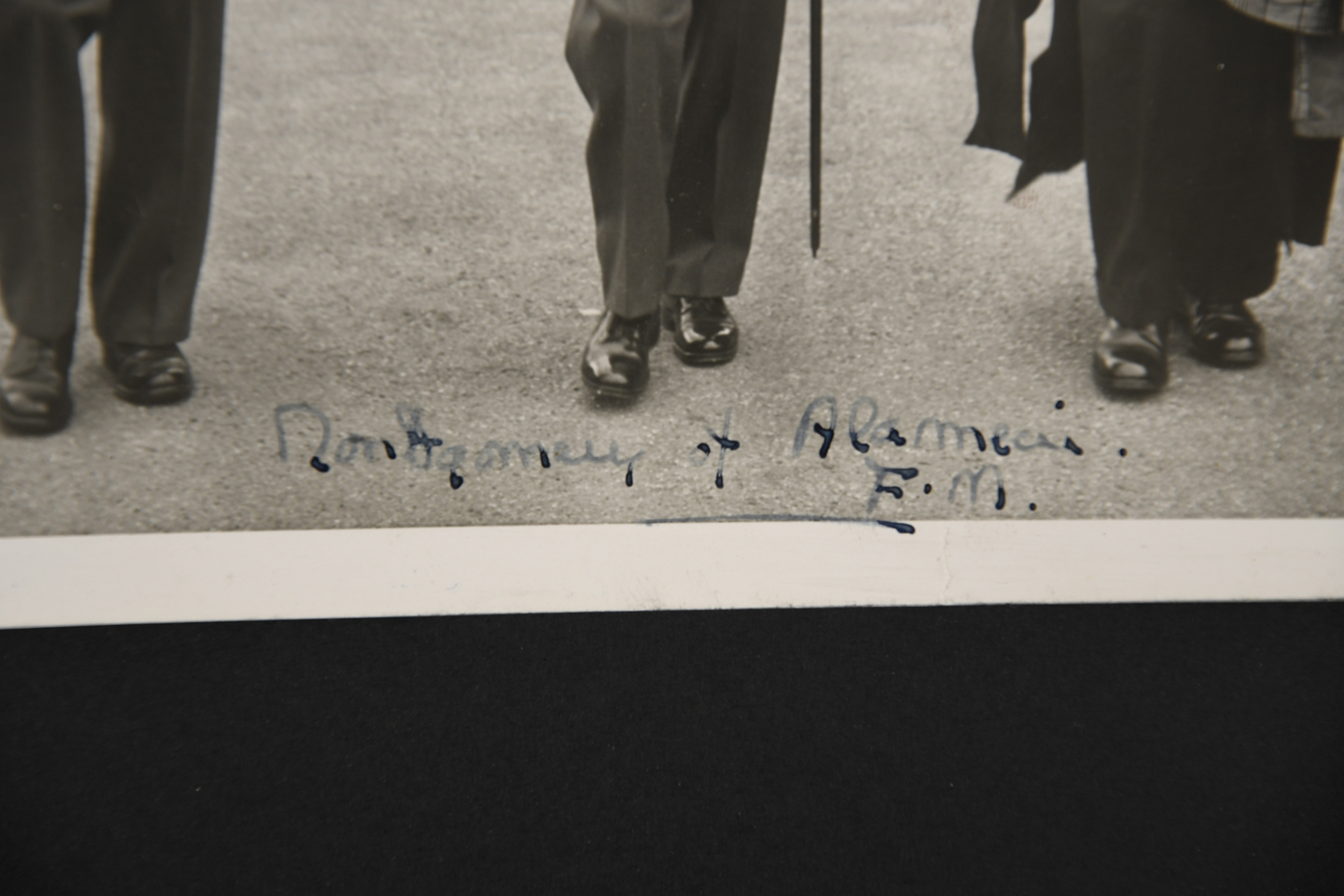 Montgomery of Alamein. (1887 - 1976) Original Signature on photograph. - Image 2 of 2