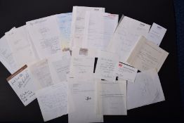 TV Entertainers Letters Original signatures