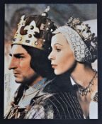 LAURENCE OLIVIER & CLAIRE BLOOM Original signatures