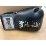 Alan Minter Signed Boxing Glove