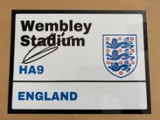 Harry Kane Signed England Wembley Stadium Plaque