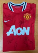 Manchester United Signed Shirt 2011/2012 Season