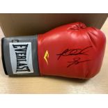 Riddick Bowe Big Daddy Signed Boxing Glove