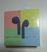 Candi London Inpods 20 Navy True Wireless Bluetooth Earphones