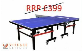 Vitesse Leisure Indoor Table Tennis Table - Movable & Foldable - RRP Â£399.00