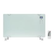 Princess White Smart Glass Panel Heater 2000W RRP 120.00