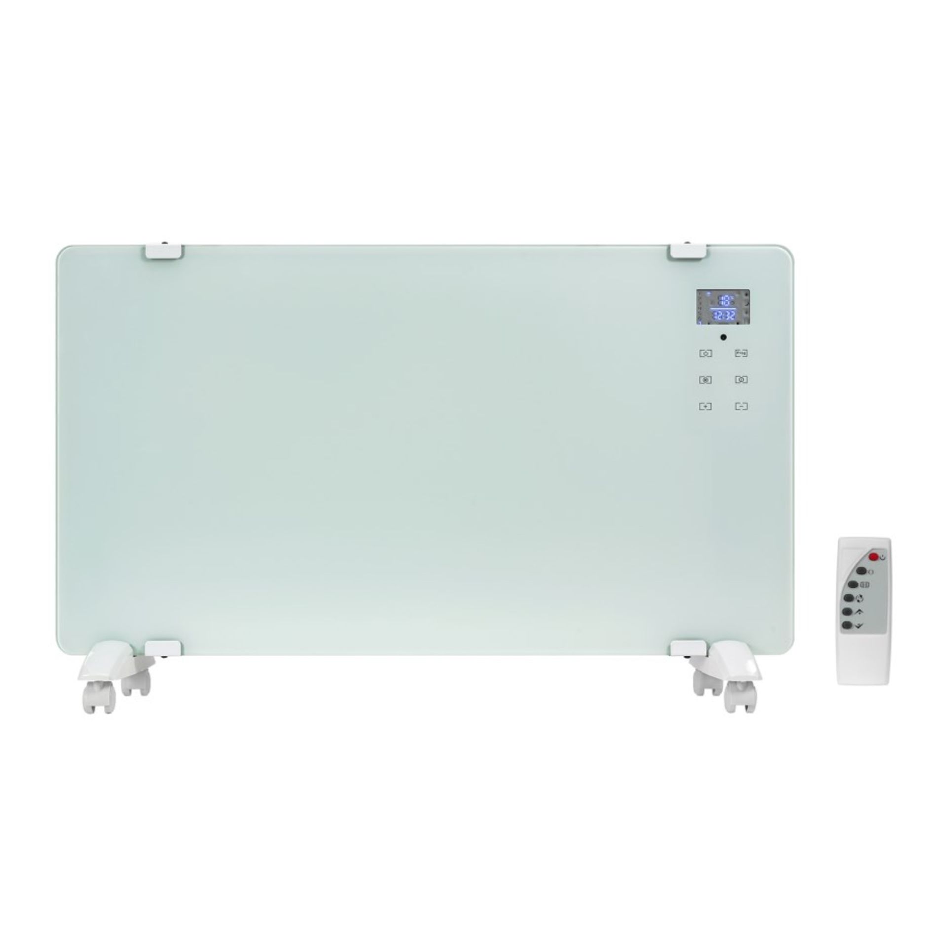 Princess White Smart Glass Panel Heater 2000W RRP 120.00