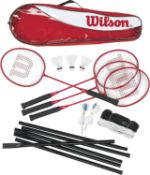Wilson Badminton Set, Unisex, Incl. Four Rackets