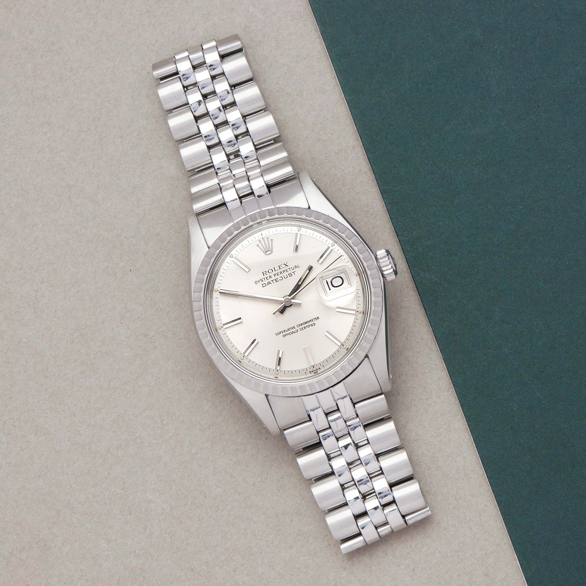 Rolex Datejust 36 Stainless Steel Watch 1603 - Image 10 of 10