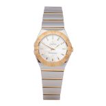 Omega Constellation 18K Yellow Gold & Stainless Steel Watch 123.20.24.60.05.002