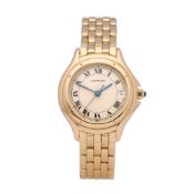 Cartier Panthere Cougar 18K Yellow Gold Watch 887904