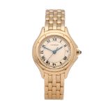 Cartier Panthere Cougar 18K Yellow Gold Watch 887904