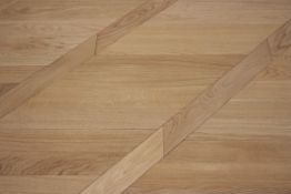 17 packs, 37.4sqm Ardesia Chevron Cut Wood Flooring HW16205L