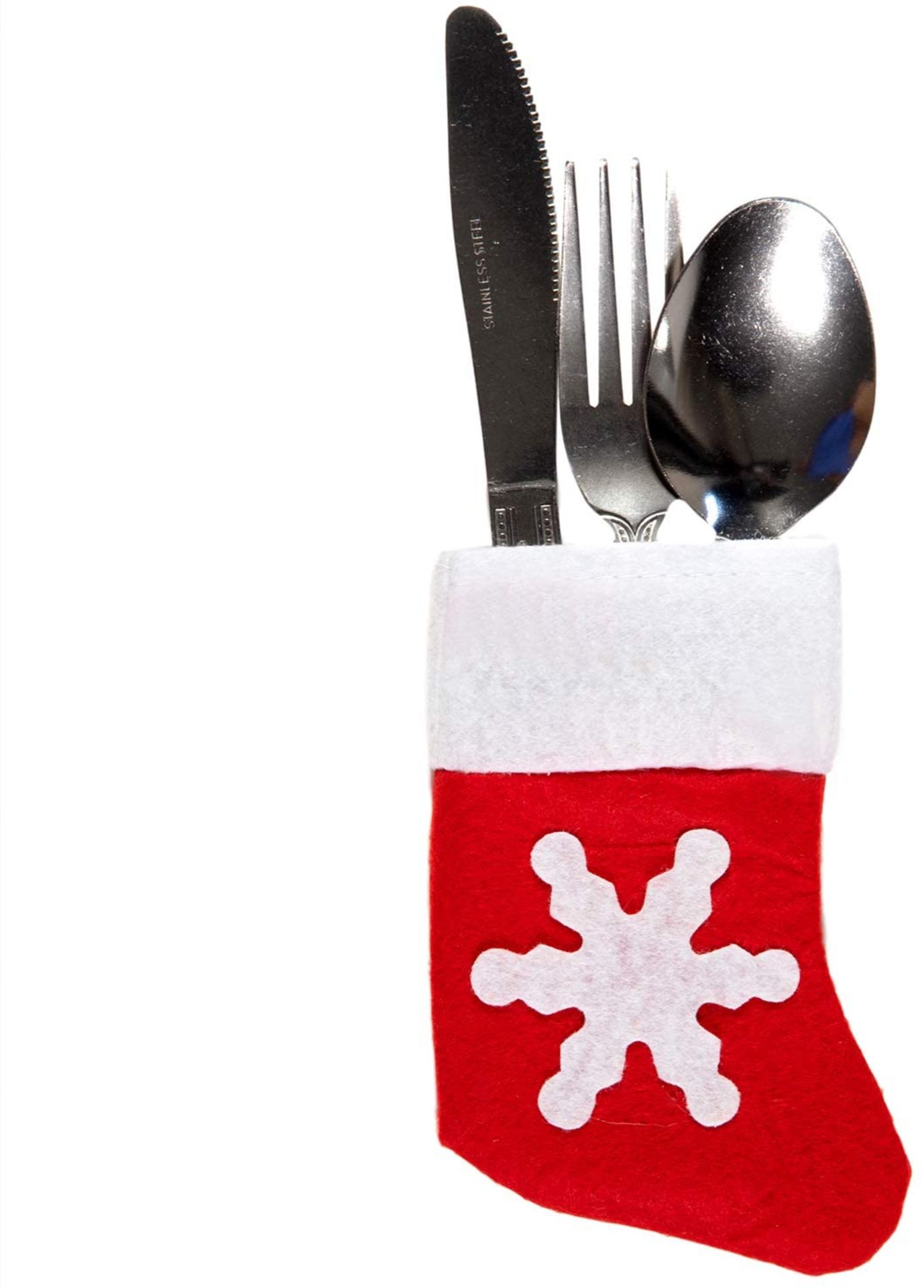 4 x Set of 10 Christmas Cutlery Socks - Image 9 of 9