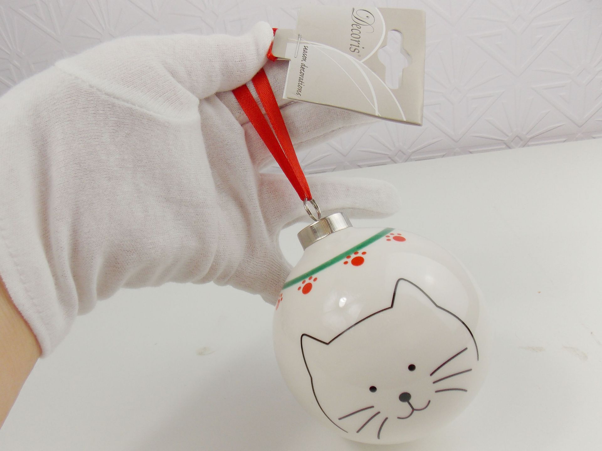 5 x Cat Large Hanging Christmas Baubles - Image 3 of 8