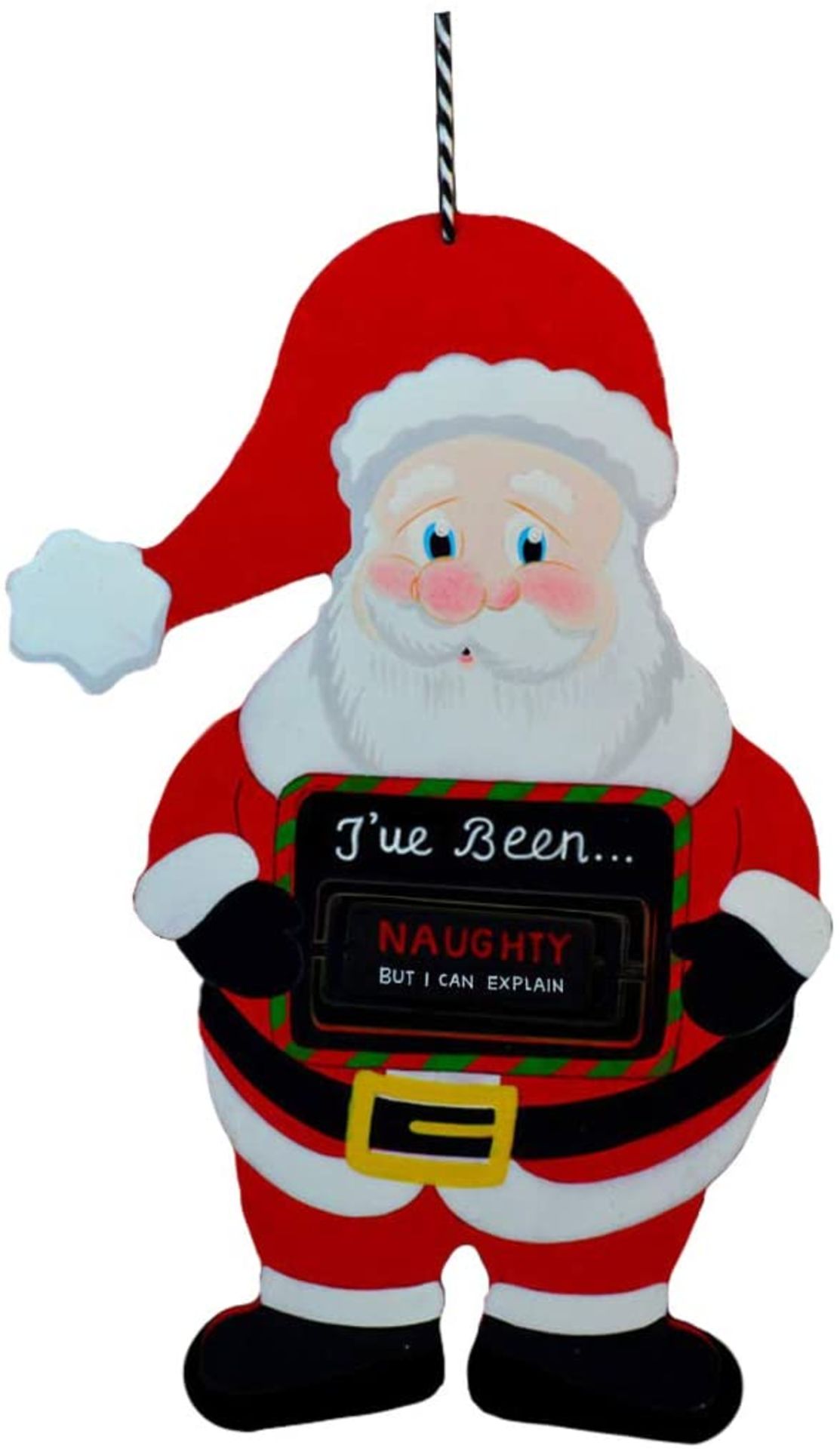 10 x Christmas Kids' Bedroom Door Hangers - 'Naughty Or Nice' - Image 2 of 7