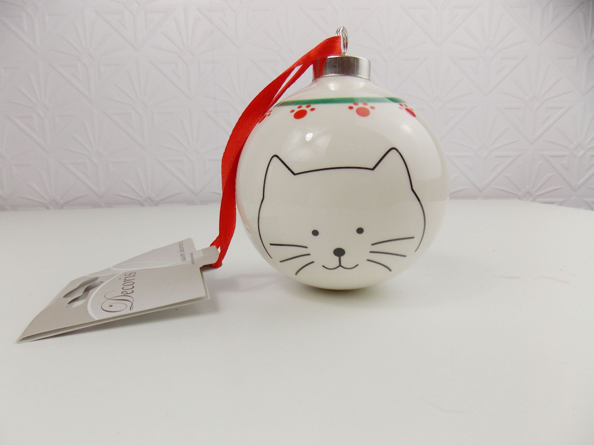 5 x Cat Large Hanging Christmas Baubles - Image 4 of 8