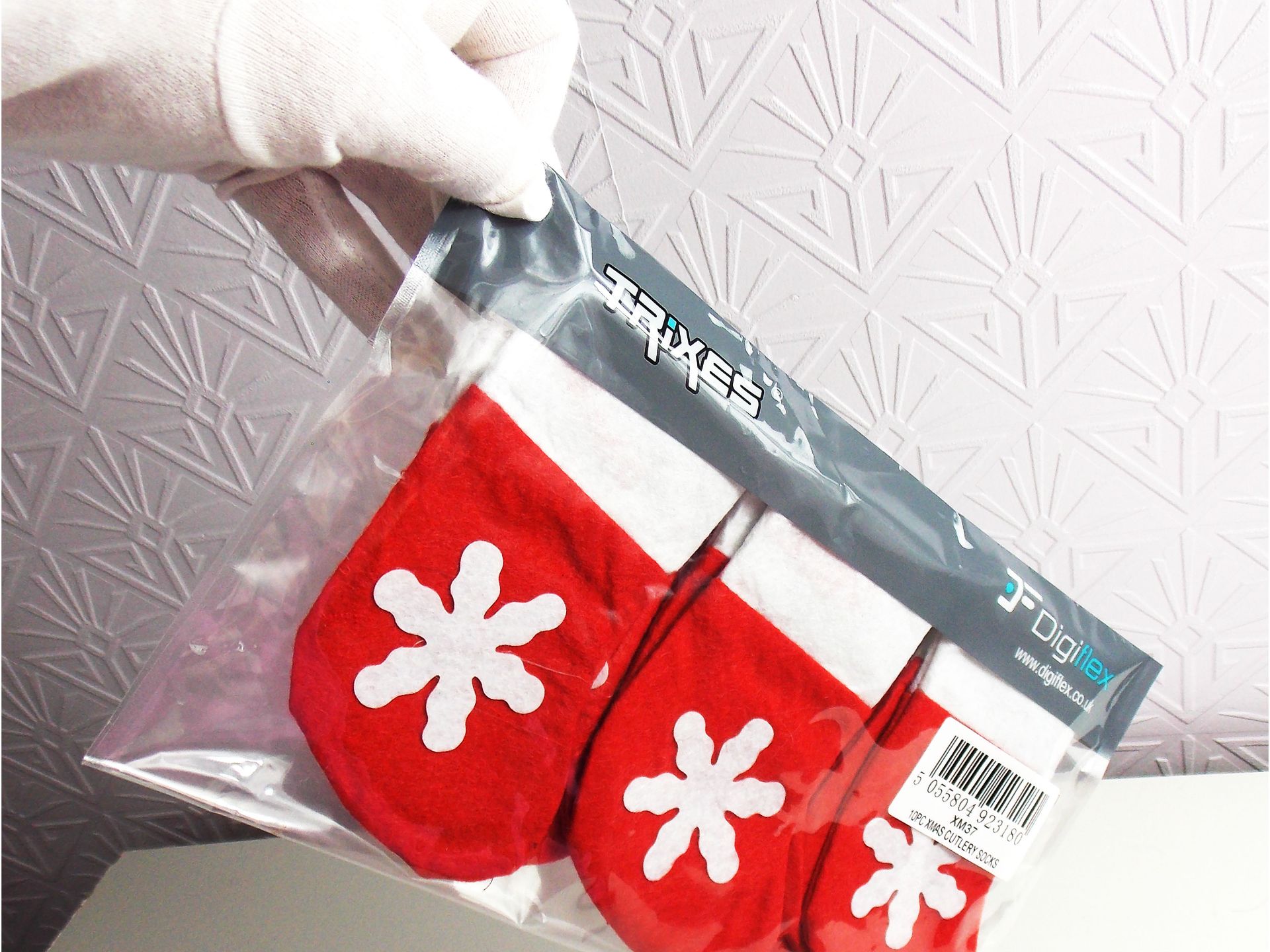 4 x Set of 10 Christmas Cutlery Socks - Image 3 of 9