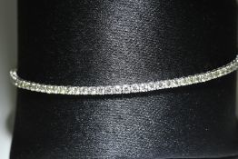 Tennis Bracelet with 5 Carats Of Diamonds