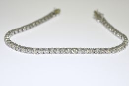 6.10 Carat Diamond Tennis Bracelet