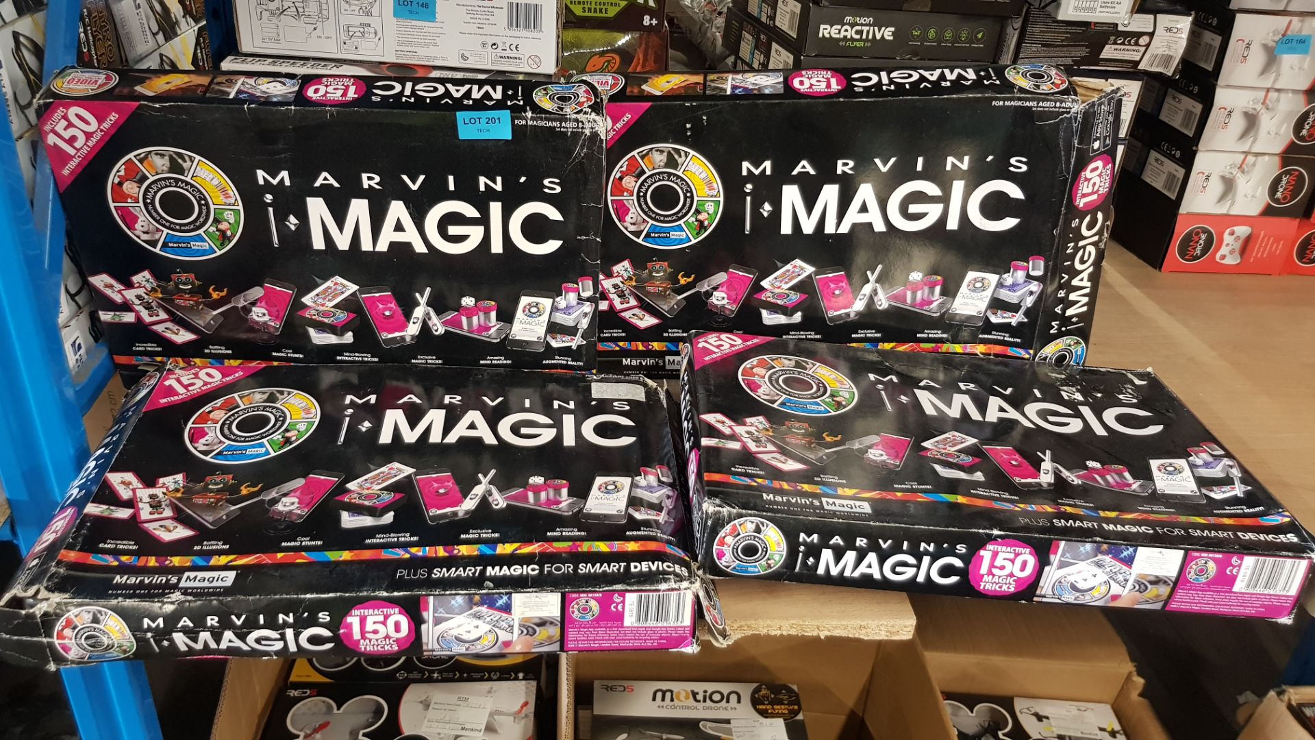 (6E) 4x Marvin Ûªs I-Magic 150 Interactive Magic Tricks RRP £20.00 Each (All Units Appear Unused... - Image 4 of 5