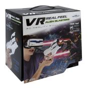 (R11) Lot RRP £140.00. 4x VR Real Feel Alien Blaster 3D Reality Simulator RRP £35.00 Each. (Al...