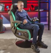 RRP £299.99. X-Rocker Monsoon RGB 4.1 Neo Motion LED Gaming Chair. Outshine The Competition And...