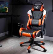 RRP £189.99. X-Rocker Agility Sport PC Gaming Chair (Orange). Designed For Epic Gaming Style And...