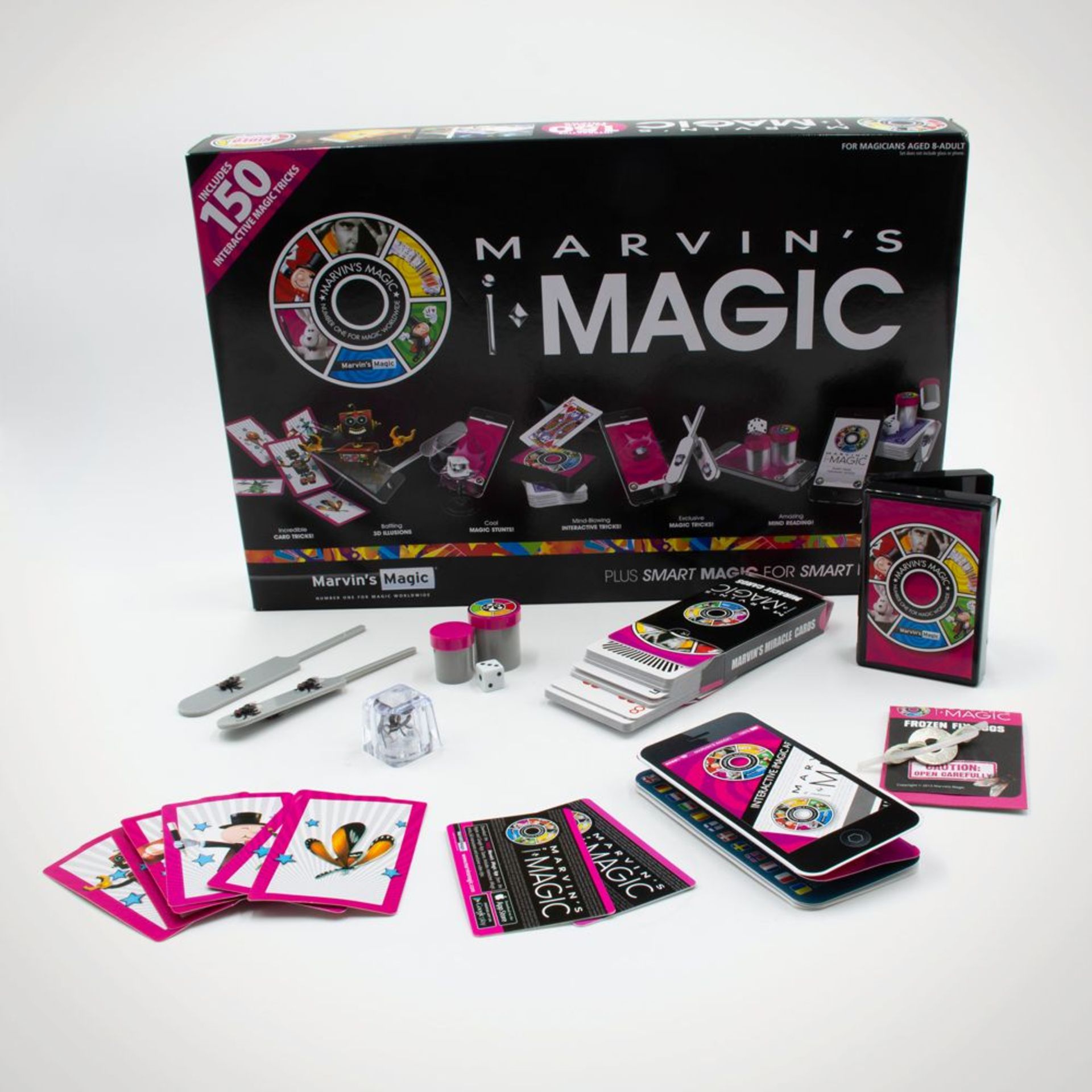 (6E) 4x Marvin Ûªs I-Magic 150 Interactive Magic Tricks RRP £20.00 Each (All Units Appear Unused...