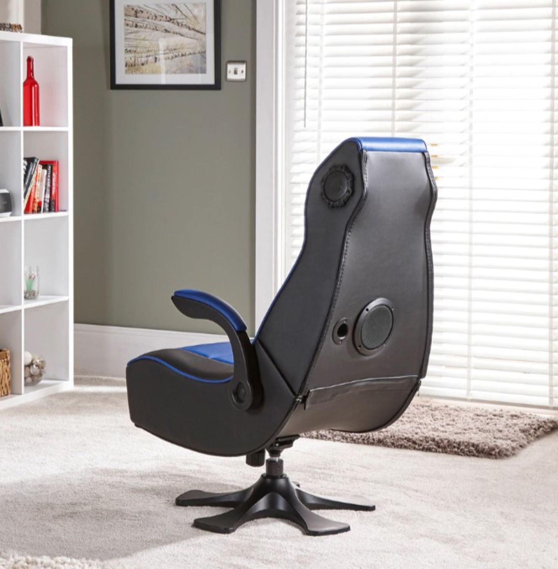 RRP £249.99. X-Rocker Infiniti 2.1 Playstation Audio Multimedia Gaming Chair. (Unit Appears As N... - Image 4 of 8