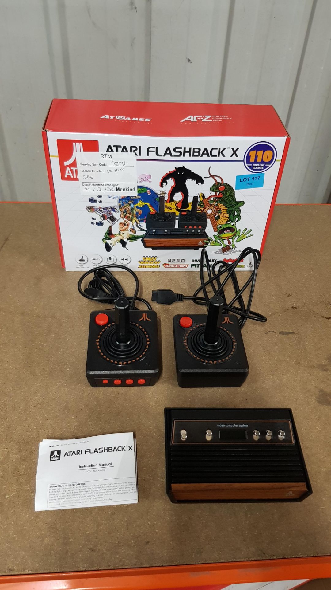 (11B) RRP £75. Atari Flashback X Retro Console With 110 Games. (All Units Have Return To Manufac... - Image 5 of 5
