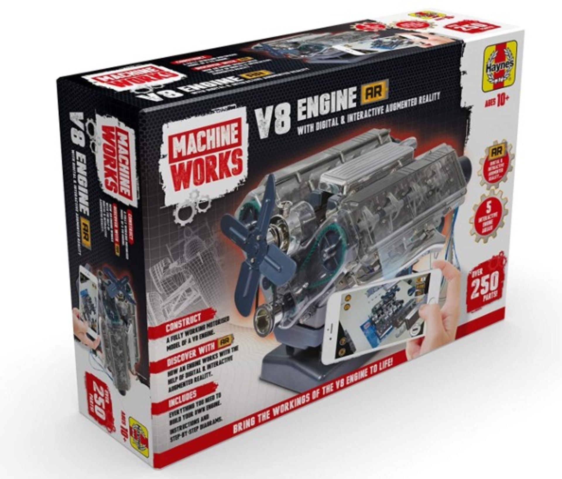 (11C) Lot RRP £168. 6x Items. 2x Haynes Machine Works V8 Engine AR RRP £59.00 Each. 3x Spacera...