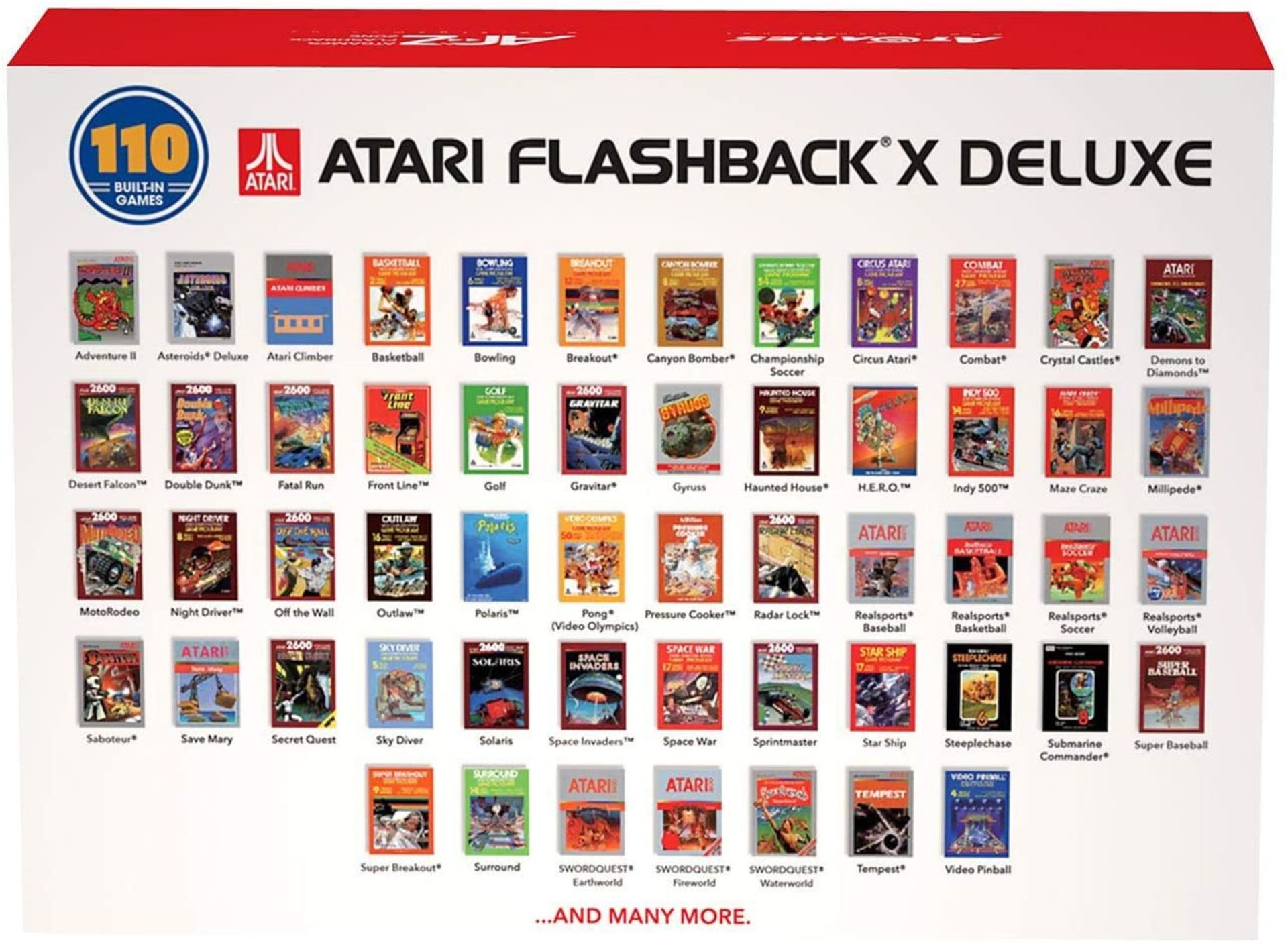 (6E) RRP £75. Atari Flashback X Retro Console With 110 Games. (Unit Has Return To Manufacturer S... - Image 5 of 10