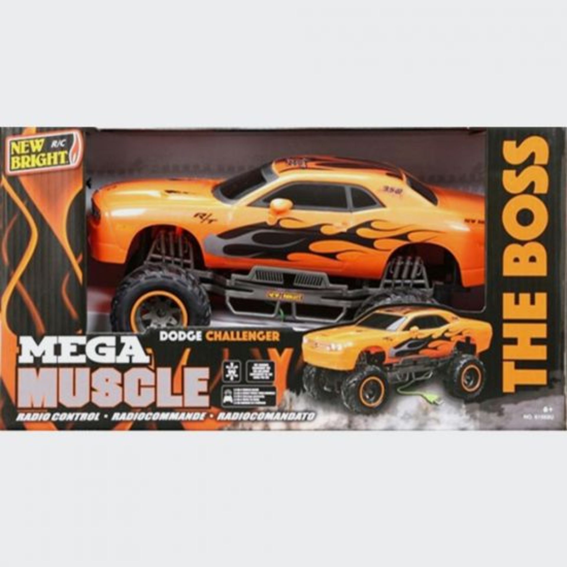 (R11) Lot RRP £90.00. 2x Items. 1x Red5 Crazy Racer 4X4 RC RRP £50.00. 1x Mega Muscle The Boss... - Image 5 of 7