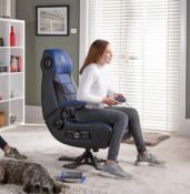 RRP £249.99. X-Rocker Infiniti 2.1 Playstation Audio Multimedia Gaming Chair. (Unit Appears As N...