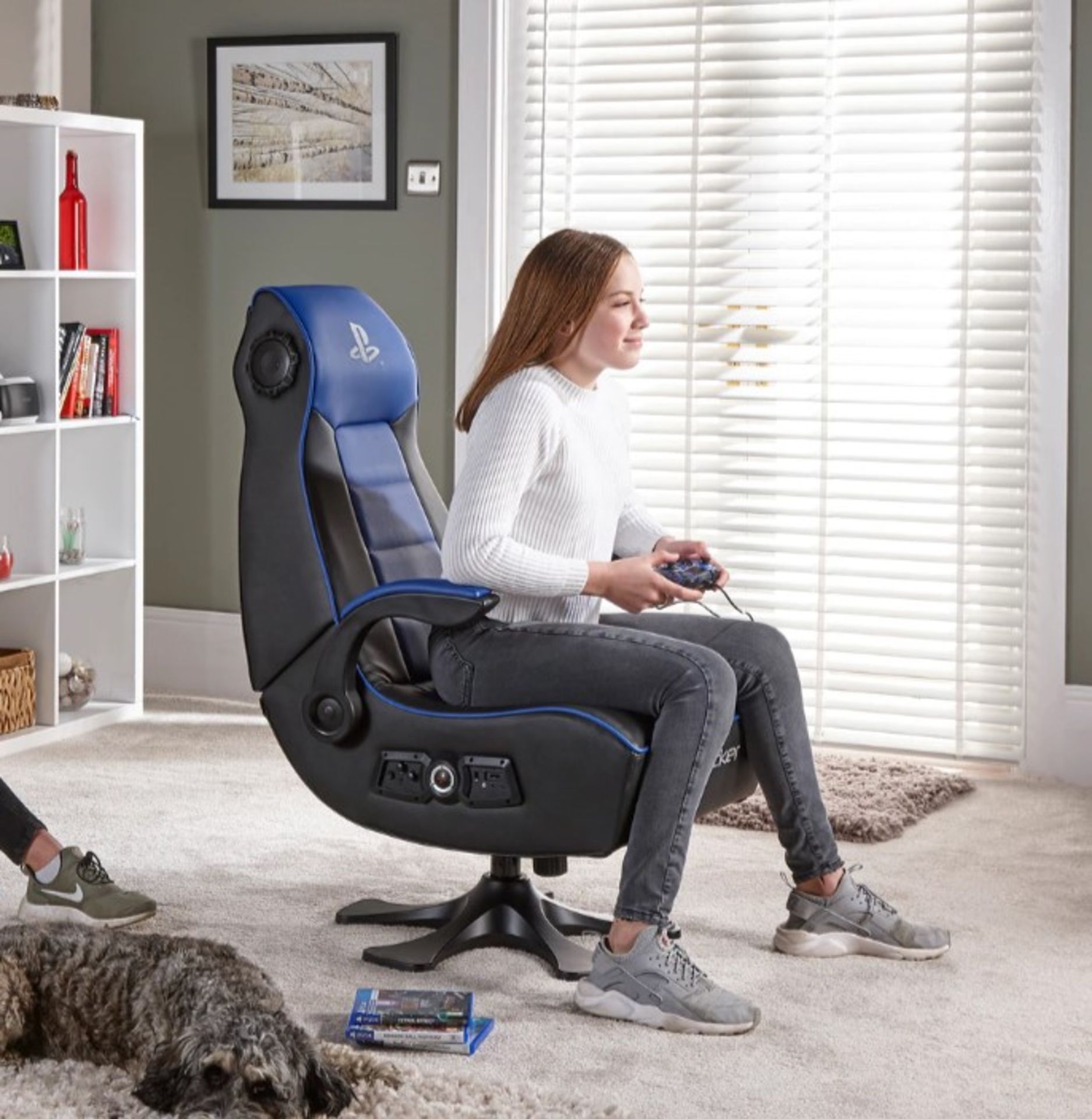 RRP £249.99. X-Rocker Infiniti 2.1 Playstation Audio Multimedia Gaming Chair. (Unit Appears As N...