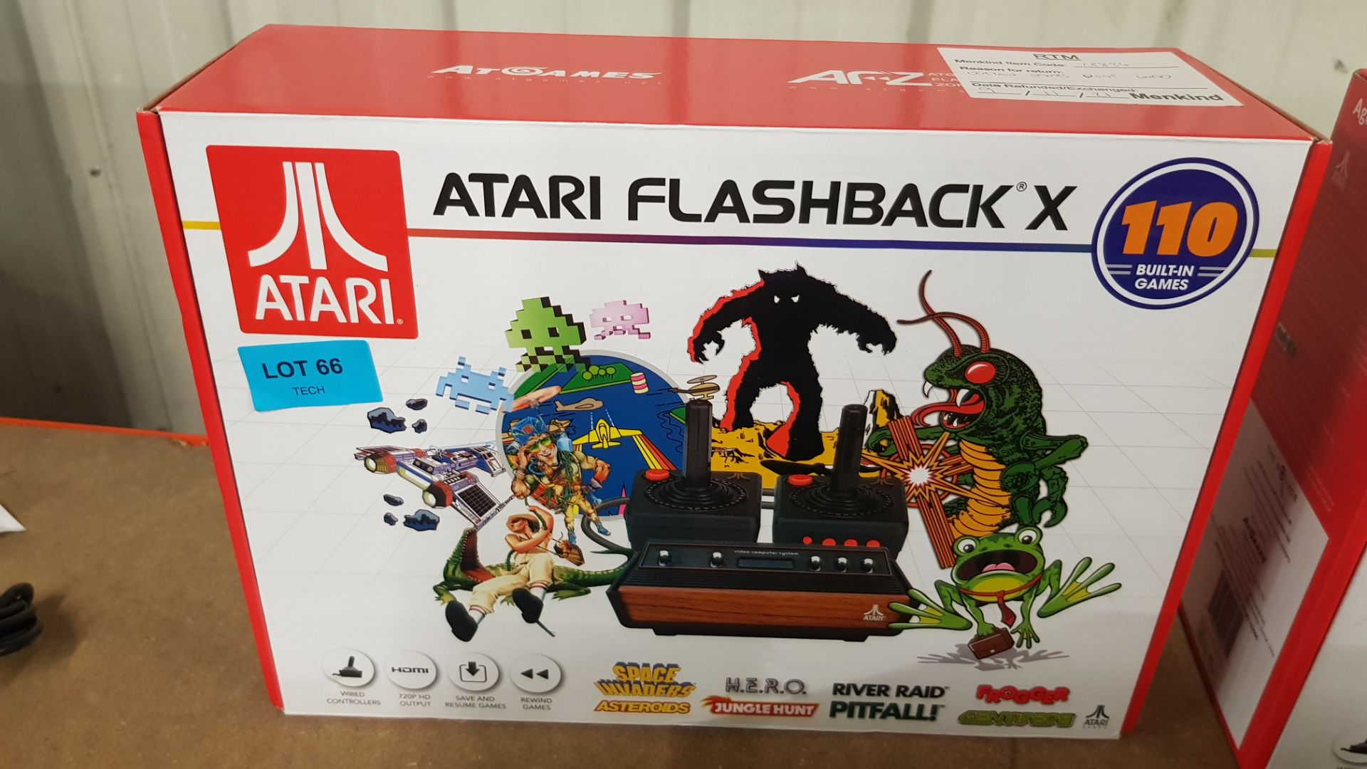 (11B) RRP £75. Atari Flashback X Retro Console With 110 Games. (Unit Has Return To Manufacturer... - Image 11 of 12