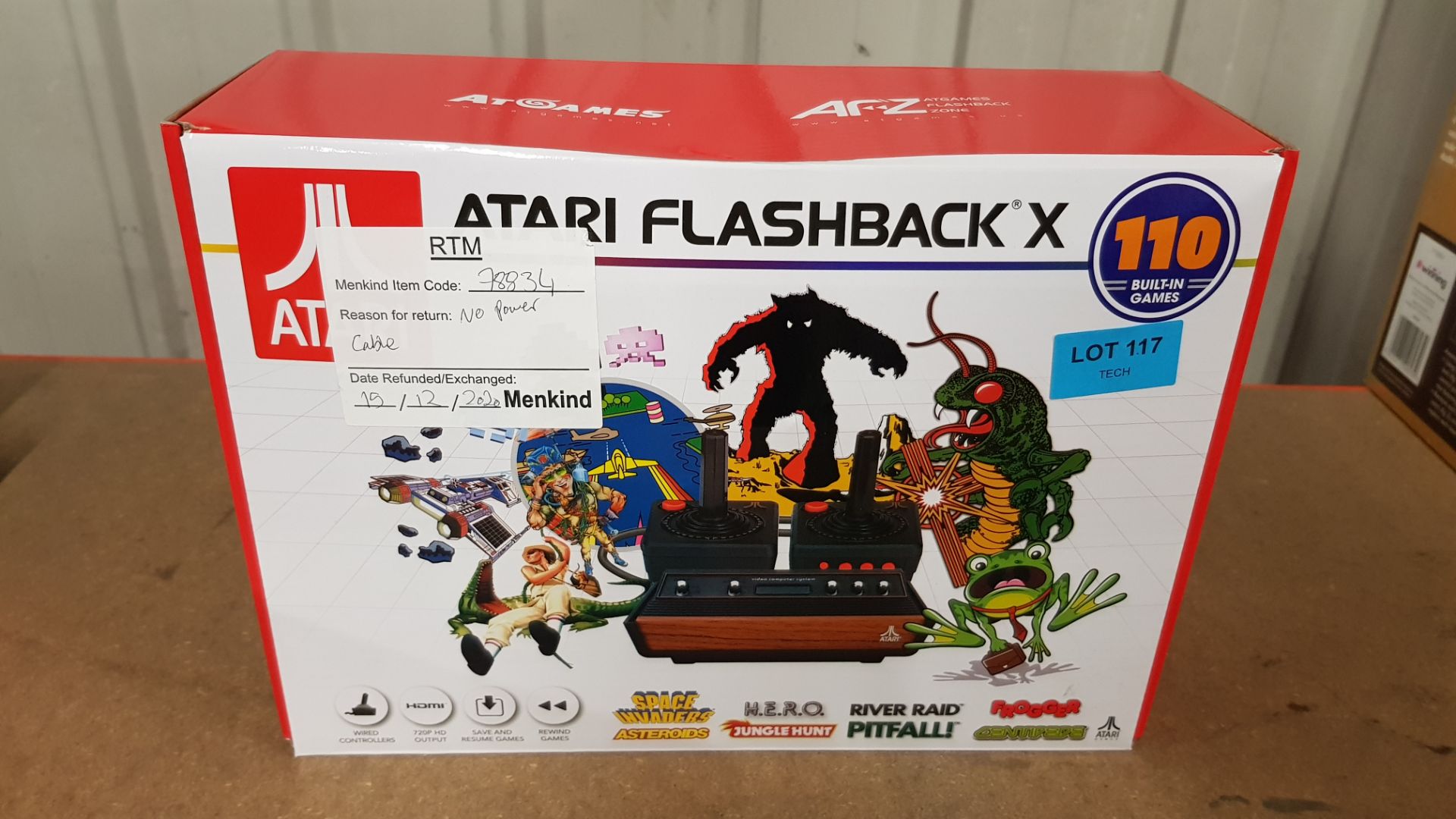 (11B) RRP £75. Atari Flashback X Retro Console With 110 Games. (All Units Have Return To Manufac... - Image 4 of 5