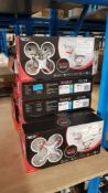 (6E) Lot RRP £220. 11x Red5 Nano Drone RC. (All Units Have Return To Manufacturer Sticker).