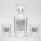 (5K) 15x Items. 1x Peaky Blinders Decanter & Glass Set RRP £30.00. 1x Diamond Glasses Twin Pack...
