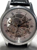 Lost property or returns from our private Rotary Automatic Skeleton mens watch