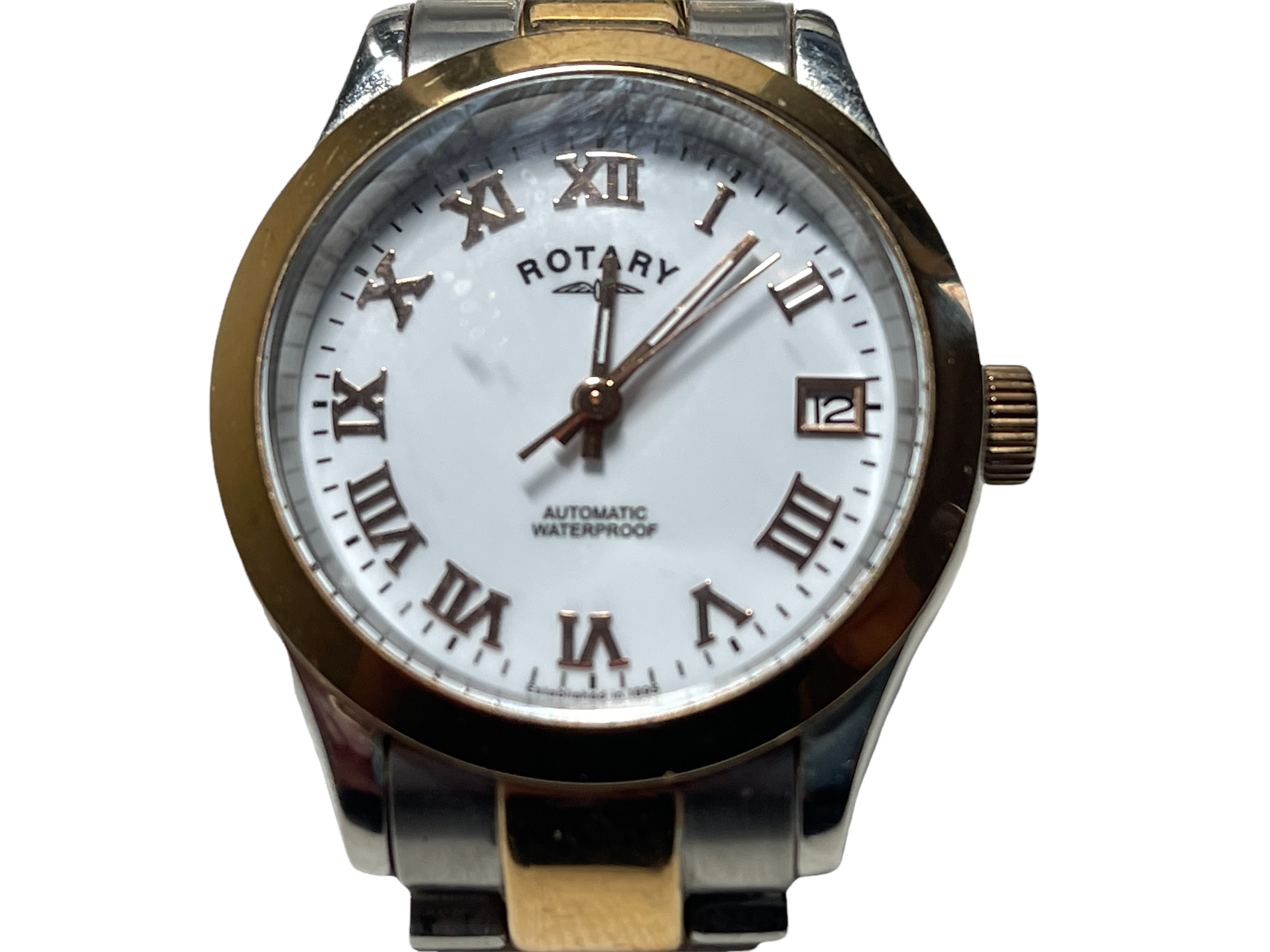 Returns or lost property from our private jet charter. Rotary ladies automatic watch - Image 4 of 8