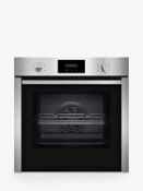 Neff N30 Slide and Hide B6CCG7AN0B Built In Electric Self Cleaning Single Oven, Stainless Steel