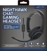 (11/9C) 5x Items. 4x Venom Nighthawk Universal Stereo Gaming Headset RRP £18 Each. 1x Venom Ni