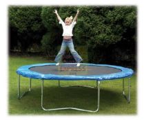 (167/7N) RRP £99.99. MV Sports Hedstrom 10ft Trampoline (3 Legs) With Enclosure.